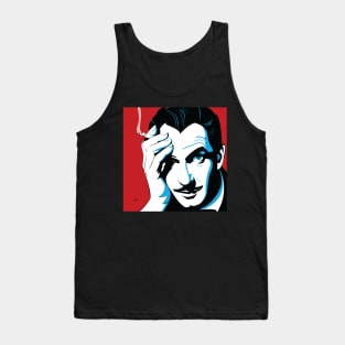 Smoking Vincent (Red and Blue) Tank Top